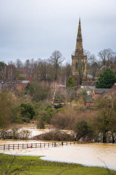 istock Nene river flooding during heavy rains in Northampton England UK 2015035696