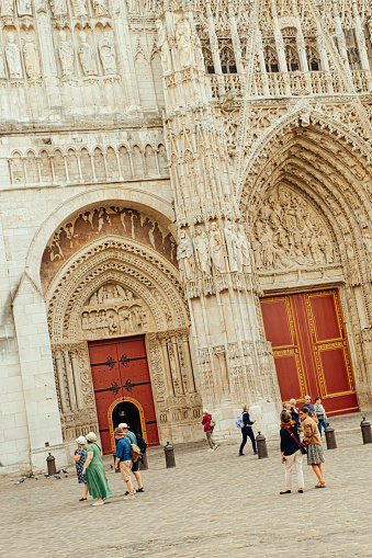 Rouen, France – 26 September, 2023: Rouen Cathedral in the city of Rouen in the Normandy region of France.