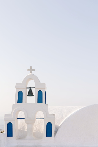 Greek Cycladic church in Oia, Santorini, Greece