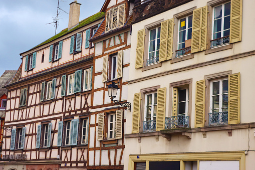 Old town. Architecture. Christmas time, Colmar, France
