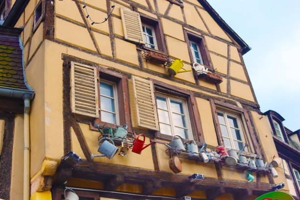 Old town. Architecture. Christmas time, Colmar, France