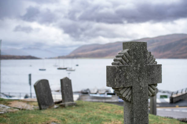 Ullapool Old Burial Ground ストックフォト