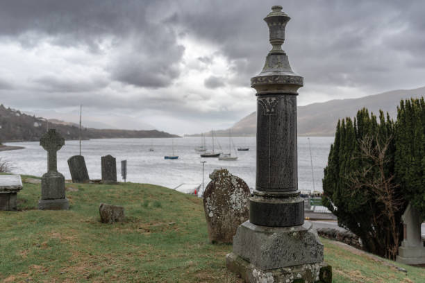 Ullapool Old Burial Ground ストックフォト