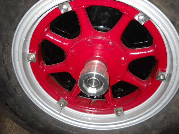 istock Antique car wheel 2015314118