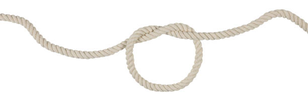 istock Rope with a knot isolated on white background 2015315251