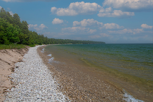 Schoolhouse Beach on Washington Island, Door County, Wisconsin