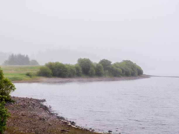 istock Reservoir on a misty day 2015402916
