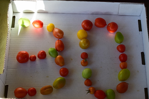 number formed from tomatoes