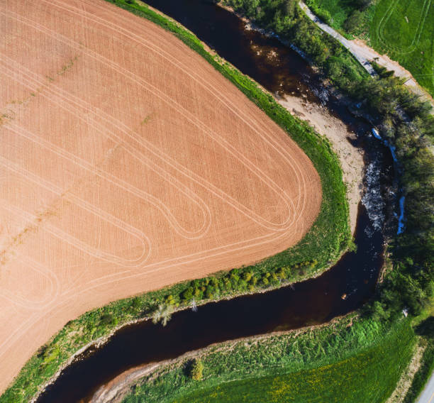 istock Aerial View of Turned Soil 2015499011