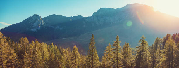 Mountain landscape at sunset. Trentino, Italy