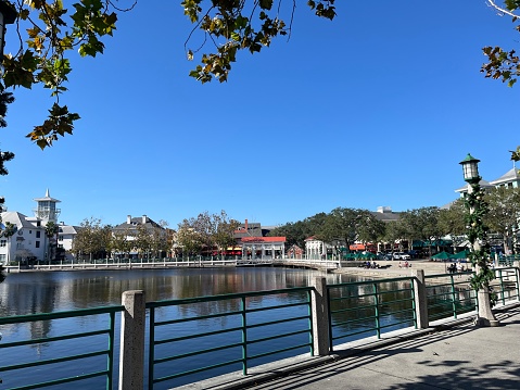 Celebration, Florida Town Center as viewed from its Lakeside Park