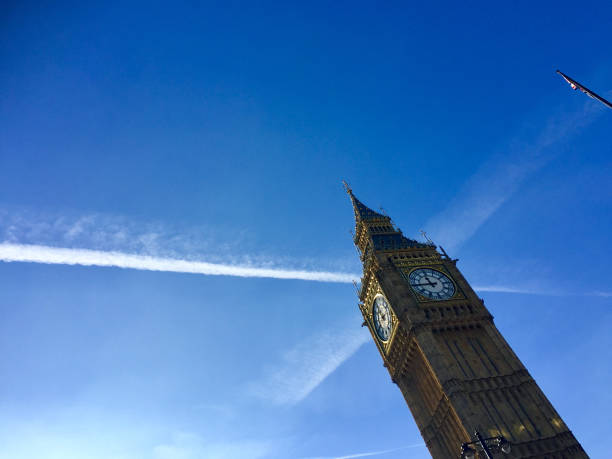 London, UK 01 19 2017 Photo of Big Ben clock and tower Palace Of Westminster, House of commons, House of Lords in Parliament Square London UK government and opposition parties