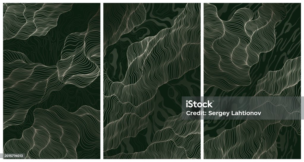Back Drop Digi Line Backdrop Cover Layout Template Wavy Curved Line Background Stock ...