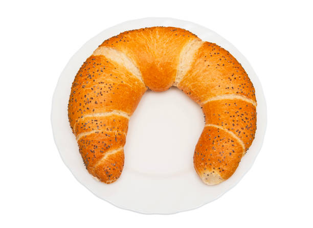 crescent rolls on white wooden table