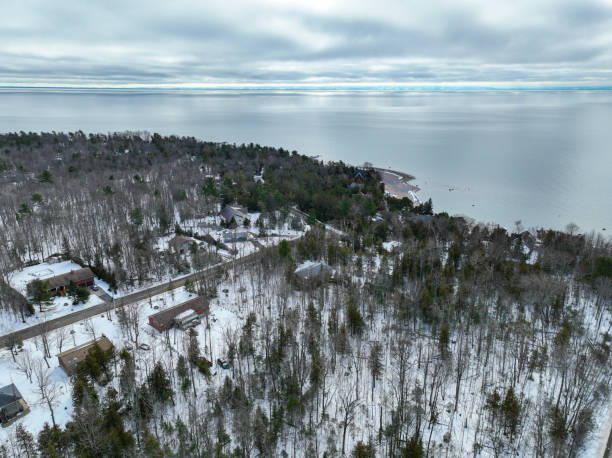 istock Georgian bay in winter close to Tiny, Ontario, Canada 2015768350