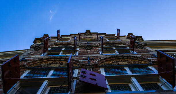mixed style office architectural complex, closeup (is overaltered)