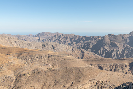 Harim Desert Mountains in Musandam, Oman
