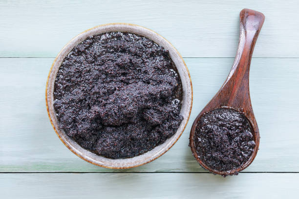 istock Traditional Mohn paste filling made with seeds and honey 2015862125