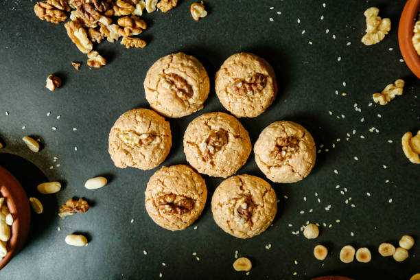 istock Abundant Assortment of Cookies and Nuts on a Table 2015862676