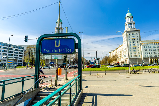 Berlin Skyline Frankfurter Tor
