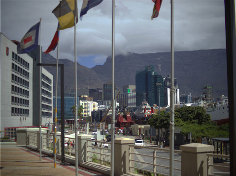flags Cape town South Africa victoria & albert waterfront