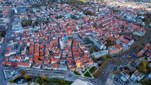 istock Aerial view around the old town Reutlingen 2015902020