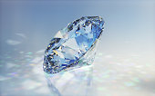 Diamonds Standing on a blue gradient background