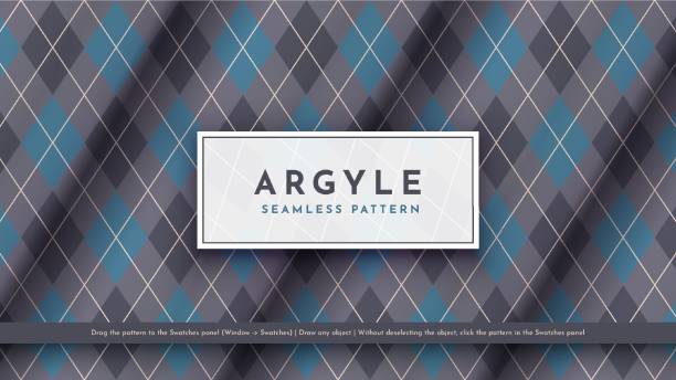Seamless Military Argyle Pattern. Traditional Rhombus Texture. Fashionable Fabric. Textile Background. Seamless Military Argyle Pattern. Traditional Rhombus Texture. Fashionable Fabric. Textile Background. Vector eps 10 tartan army stock illustrations