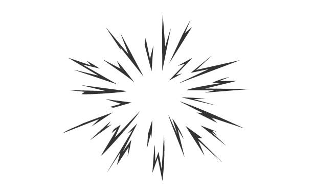 ilustraciones, imágenes clip art, dibujos animados e iconos de stock de silhouette_explosion_ð° - rugido