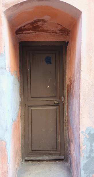 istock Wooden door 2016037609