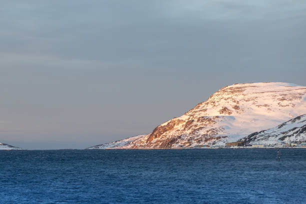 istock Beautiful sunset over by Norwegian Sea. 2016085323