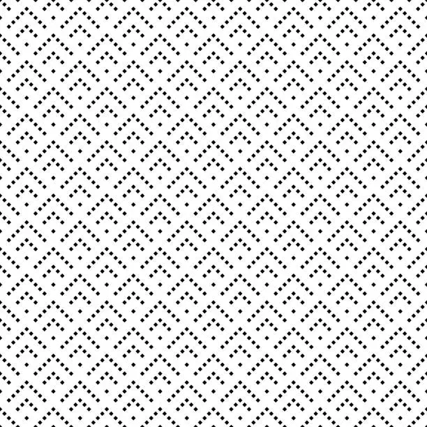 Vector illustration of Seamless pattern. Checks ornament. Diamonds wallpaper. Ethnic motif. Rhombuses backdrop. Geometric background. Squares illustration. Digital paper, textile print, web design, abstract. Vector artwork