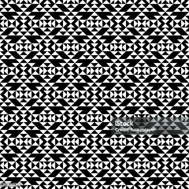 Seamless Pattern Triangular Shapes Wallpaper Geometric Figures ...