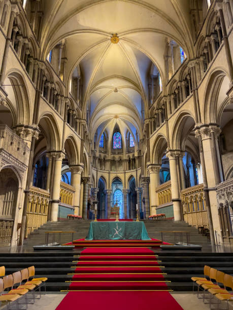 istock Impressive ribbed vaults high above the main altar in the Canterbury Cathedral 2016259677