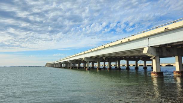 Highway Into Beautiful Galveston Island