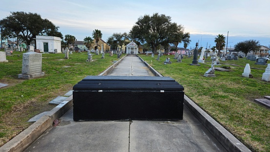 Historic Cemetery On Galveston Island