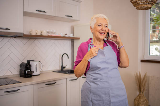 istock Portrait of a senior woman using smartphone 2016367984