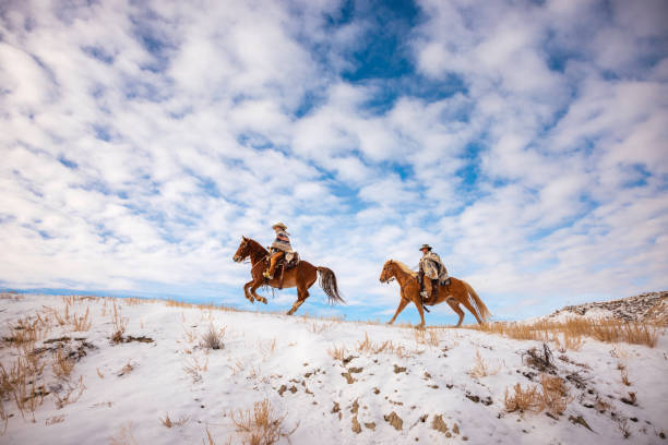 istock Winter Ranch Horse Riding 2016477623