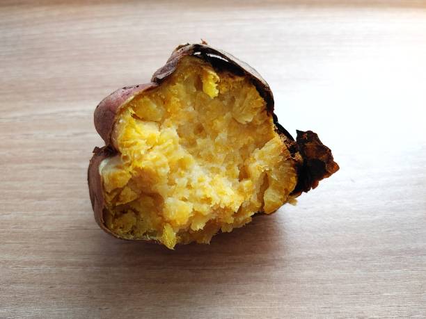 istock Half of baked sweet potato 2016608500