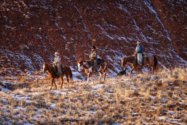 istock Winter Ranch Horse Riding 2016633675