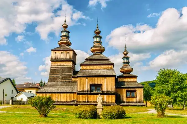 The Church of Cosmas and Damian was built in 1778-1782 on the site of the previous one, which stood for 275 years, using materials from the old church, Krempna, Poland.
