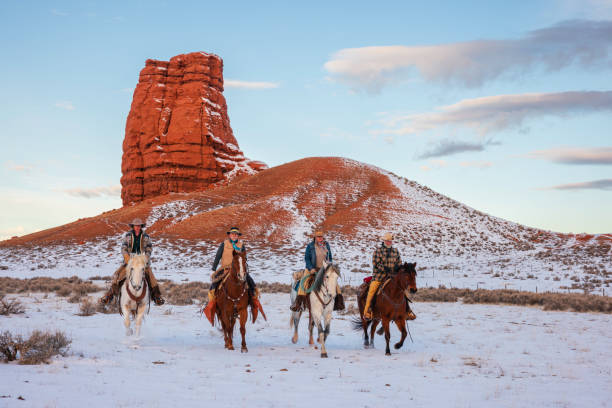 istock Winter Ranch Horse Riding 2016815627