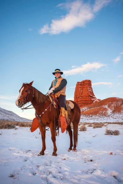 istock Winter Ranch Horse Riding 2016820516