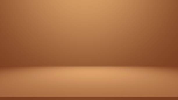 istock Brown room background, empty brown room studio for a background, abstract room background, brown background design 2016836073
