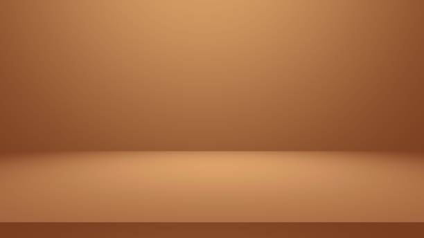 istock Brown room background, empty brown room studio for a background, abstract room background, brown background design 2016836094