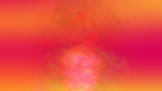 Abstract background with color blots, transitions and bends. Different shades and thickness.