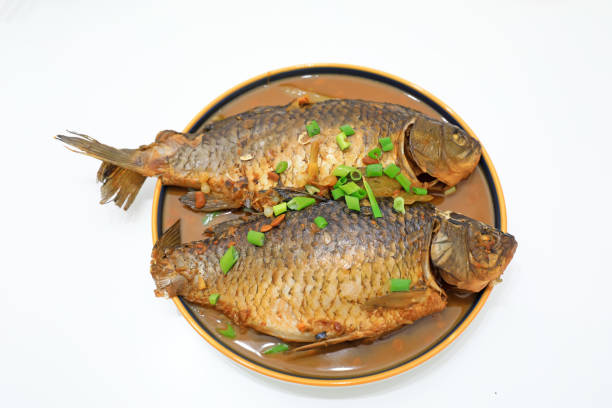 Chinese traditional dish - Home stewed crucian carp