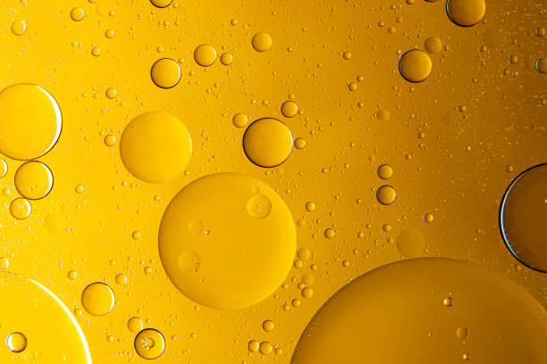 istock Textures and backgrounds obtained by mixing water and oil. Then record the image with a macro lens. 2016900520