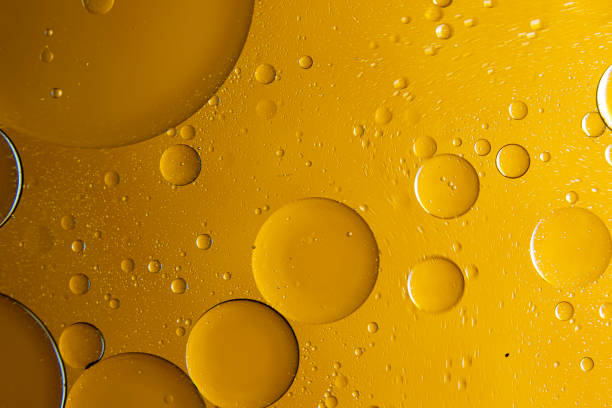 istock Textures and backgrounds obtained by mixing water and oil. Then record the image with a macro lens. 2016900714
