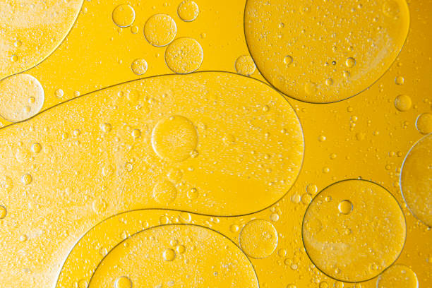 istock Textures and backgrounds obtained by mixing water and oil. Then record the image with a macro lens. 2016901546